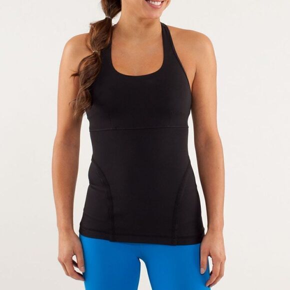 Lululemon Black Power Up Tank - Picture 1 of 9
